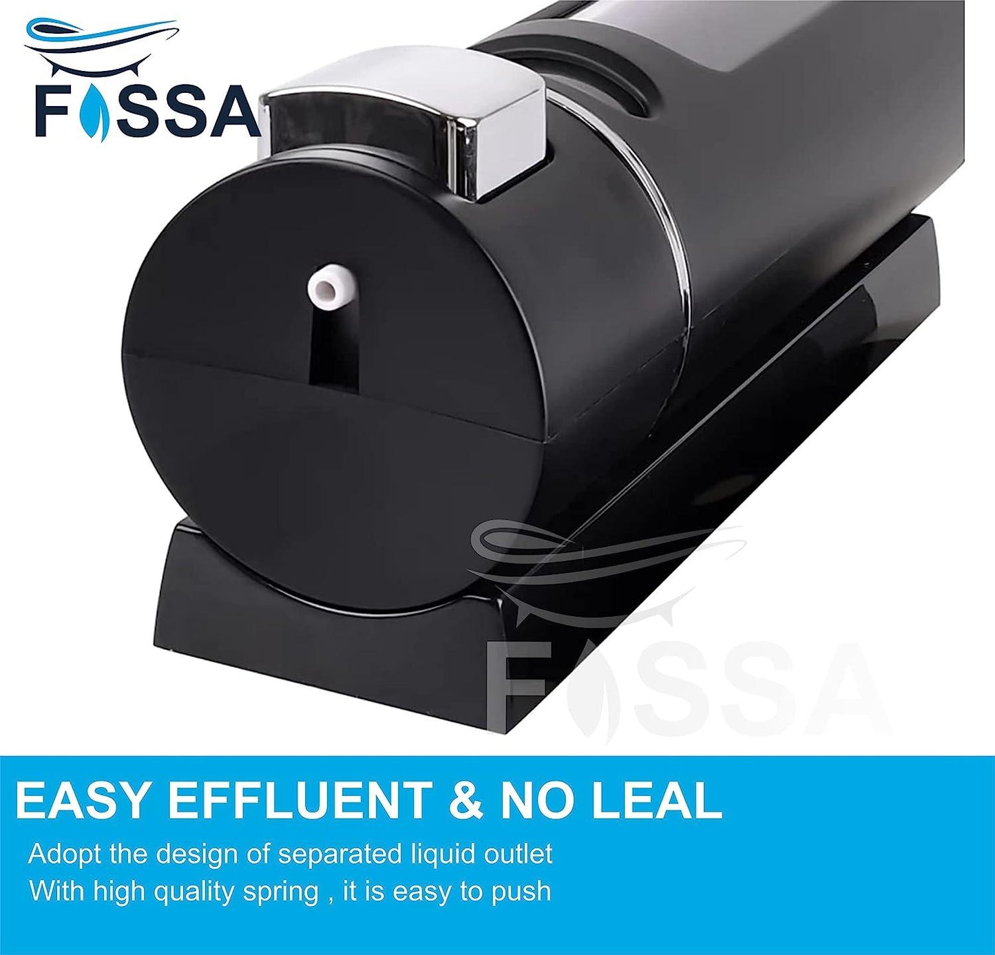 Fossa Wall-Mount Soap Dispensers 400ML Manual Soap Bathroom for Hair Shampoo Shower or Hand Cleanser SD-005